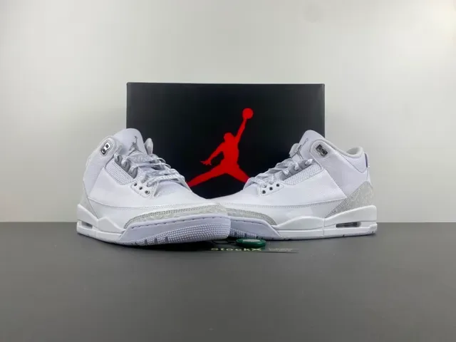 Air Jordan 3 Zapatillas de Baloncesto con estampado de elefante blanco 14