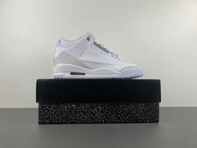 Air Jordan 3 Zapatillas de Baloncesto con estampado de elefante blanco 16