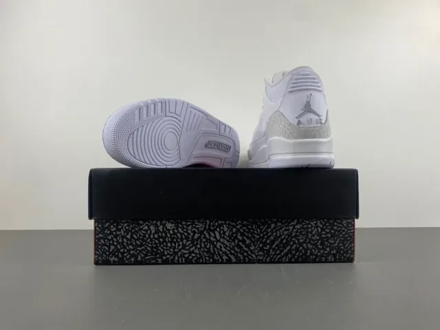 Air Jordan 3 Zapatillas de Baloncesto con estampado de elefante blanco 17