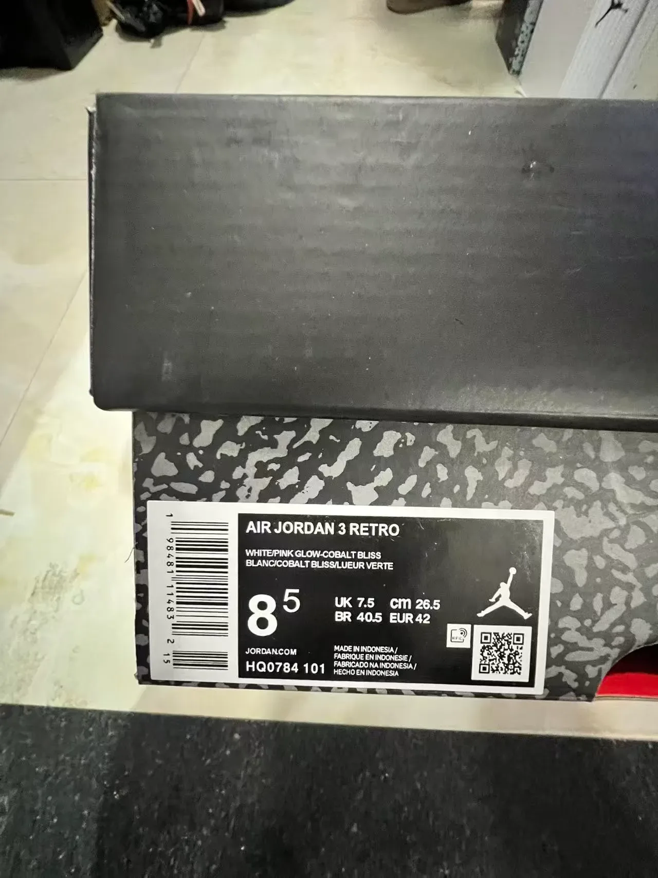 Air Jordan 3 White Light Graphite Pink বাস্কেটবল জুতো 10