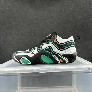 Air Jordan 37 Low ফ্লোরাল কালো সাদা সবুজ বাস্কেটবল জুতো