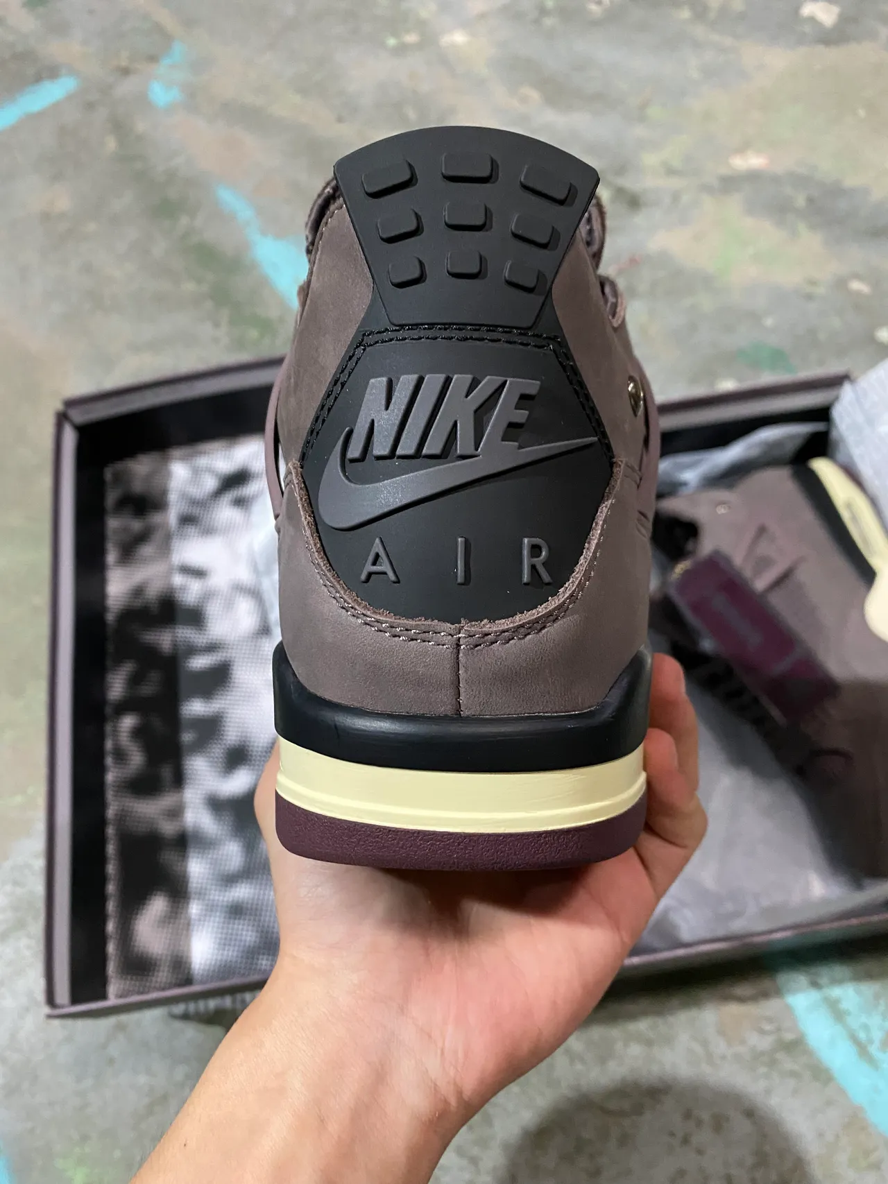 Air Jordan 4 Marron Crème Chaussures de Basketball 4