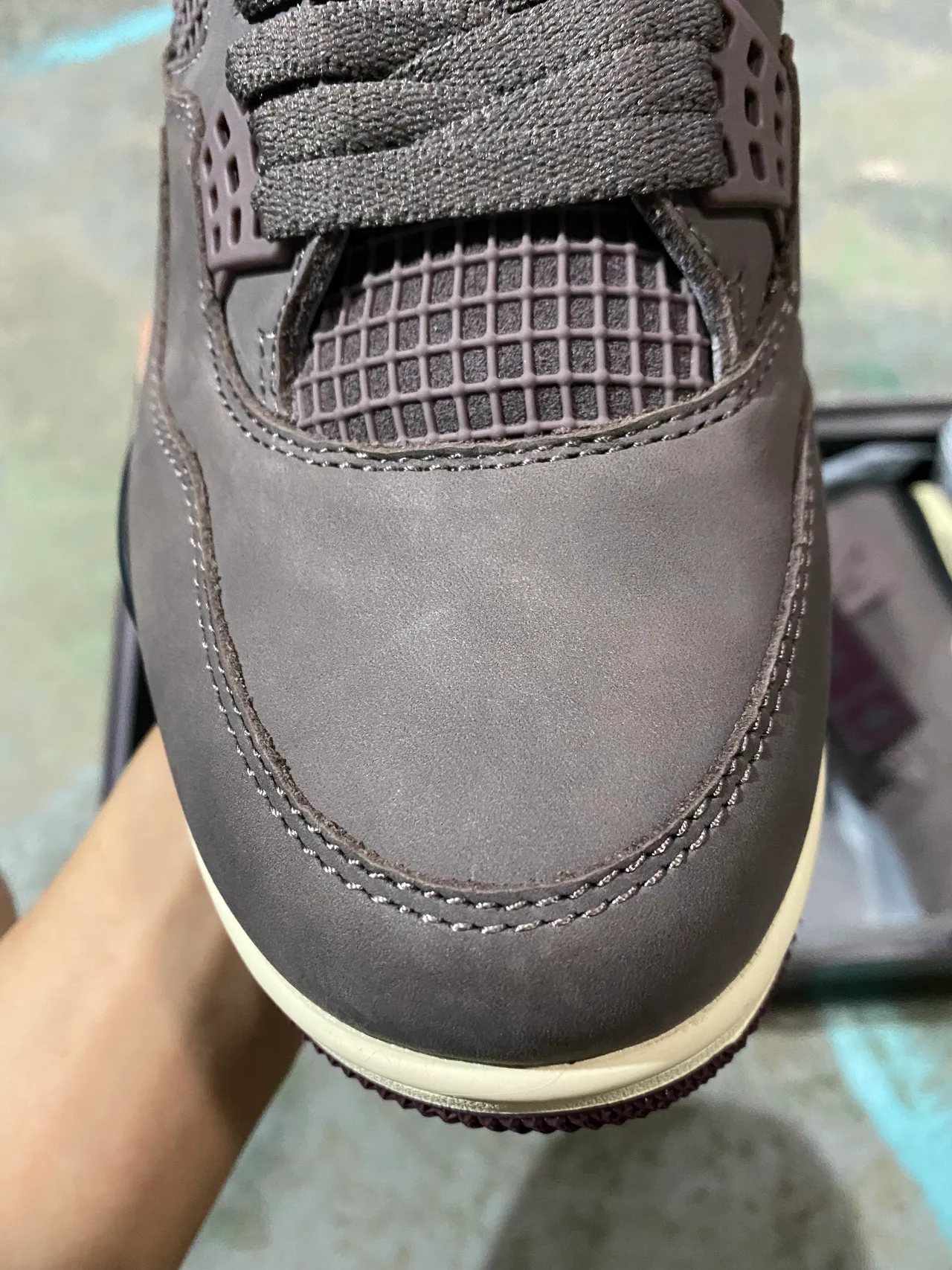 Air Jordan 4 Marron Crème Chaussures de Basketball 6