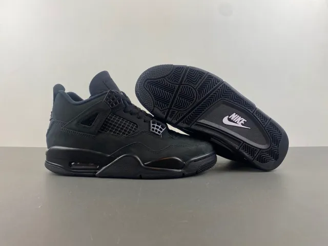 Air Jordan 4 单色黑色篮球鞋 11