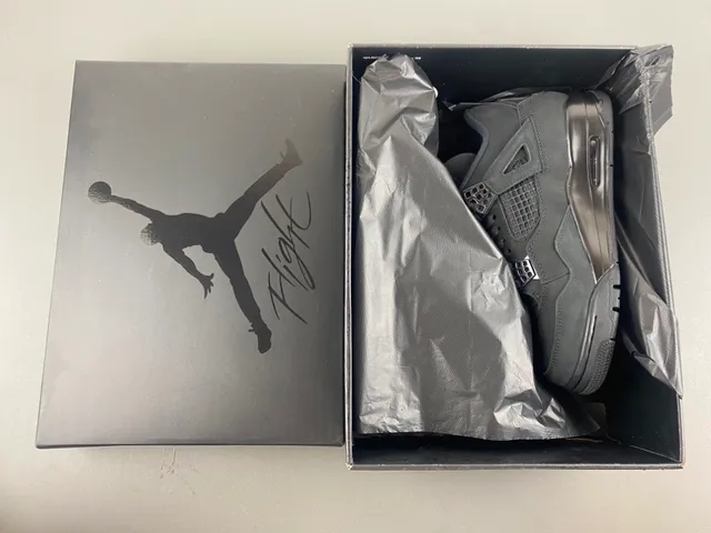 Air Jordan 4 单色黑色篮球鞋 12