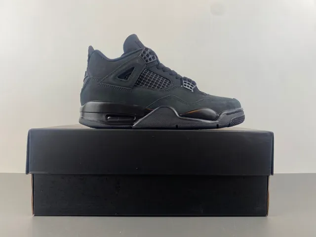 Air Jordan 4 单色黑色篮球鞋 15