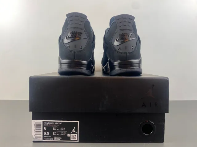 Air Jordan 4 单色黑色篮球鞋 17