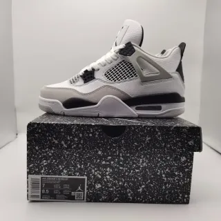 Air Jordan 4 Retro SP 白黑中性灰篮球鞋