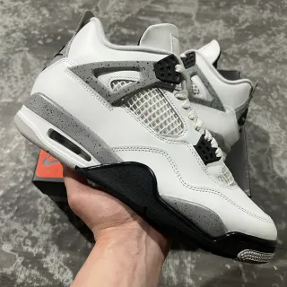 Zapatillas de baloncesto Air Jordan 4 White Cement Speckle