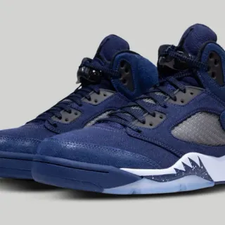 Air Jordan 5 নেভি ব্লু হাই-টপ বাস্কেটবল জুতো