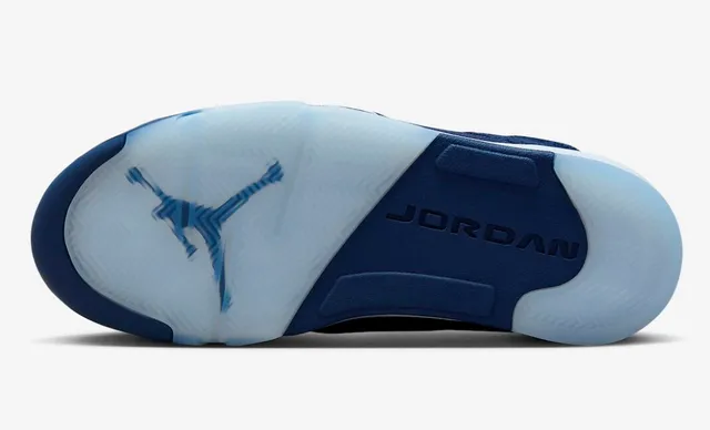 Air Jordan 5 Zapatillas de baloncesto de caña alta azul marino 7