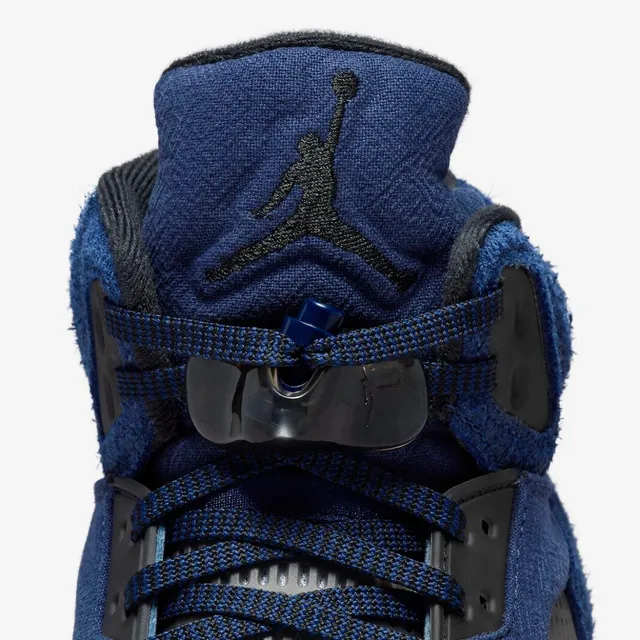 Air Jordan 5 Zapatillas de baloncesto de caña alta azul marino 8
