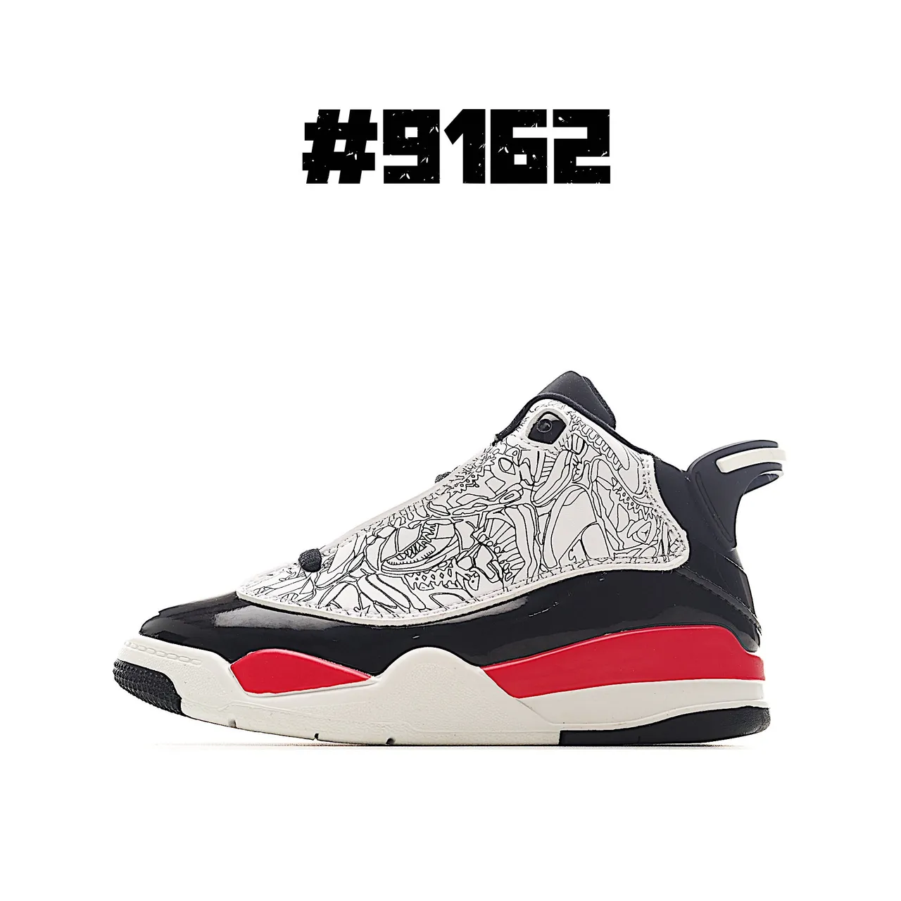 حذاء كرة السلة Air Jordan 6 Retro أسود وأصفر 4