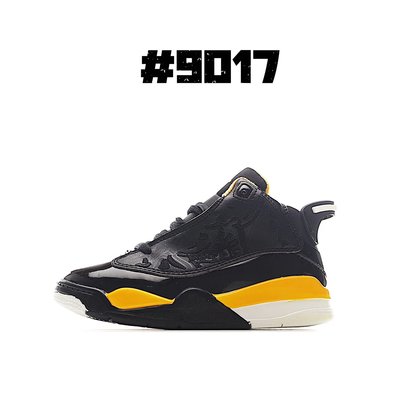 حذاء كرة السلة Air Jordan 6 Retro أسود وأصفر 6