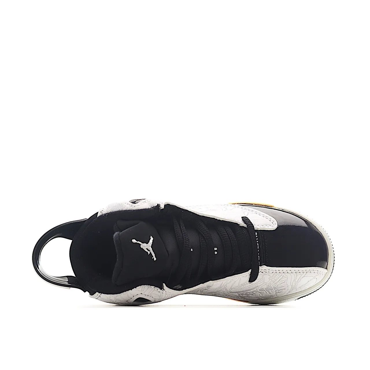حذاء كرة السلة Air Jordan 6 Retro أسود وأصفر 24