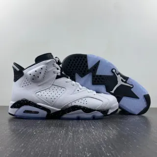Air Jordan 6 সাদা কালো হালকা নীল বাস্কেটবল জুতো