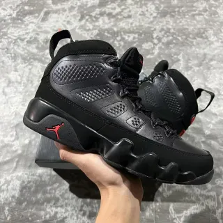 Air Jordan 9 Negro y Rojo Zapatos de Baloncesto