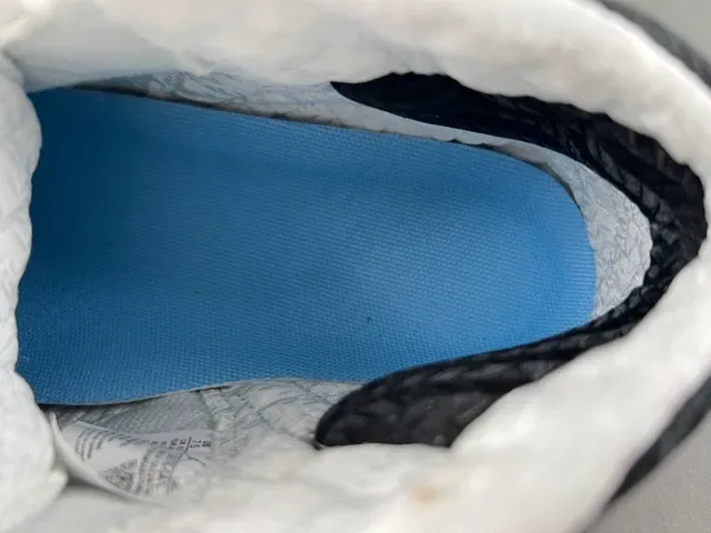 Air Jordan Noir et Bleu High-Top Semelle Intermédiaire Translucide Chaussures de Basketball 8