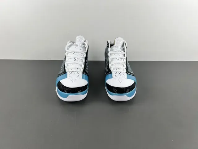 Air Jordan Noir et Bleu High-Top Semelle Intermédiaire Translucide Chaussures de Basketball 11
