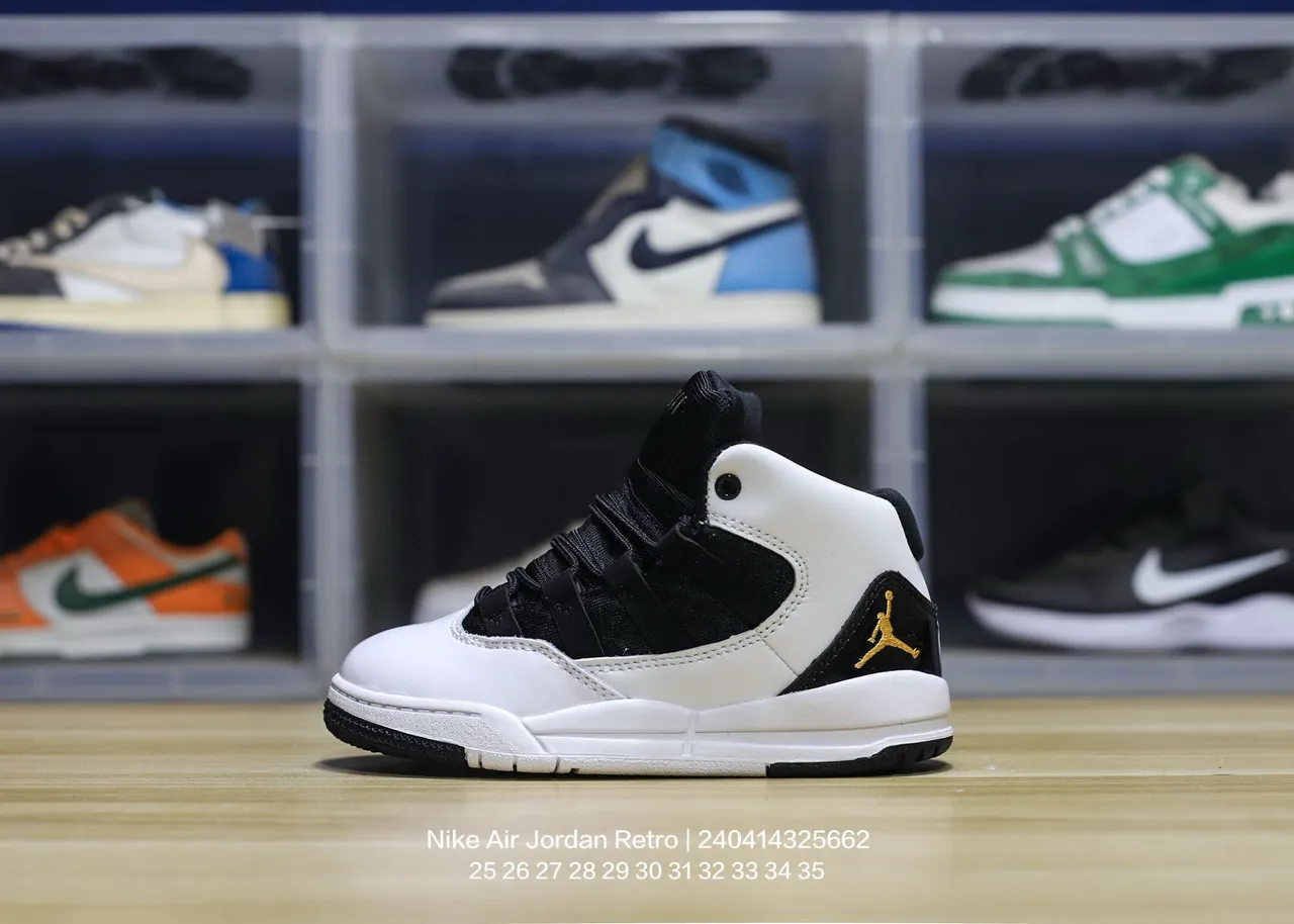 Tênis de basquete Air Jordan de cano alto com colarinho acolchoado preto e vermelho 9