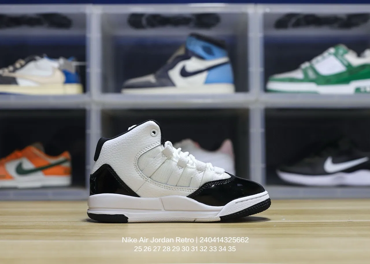 Tênis de basquete Air Jordan de cano alto com colarinho acolchoado preto e vermelho 19