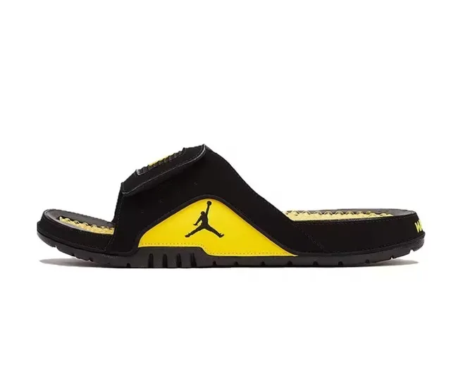 Air Jordan Slide 黑黄 Podded Footbed 拖鞋 7