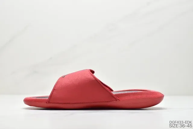 Air Jordan Slide أحمر أسود 4