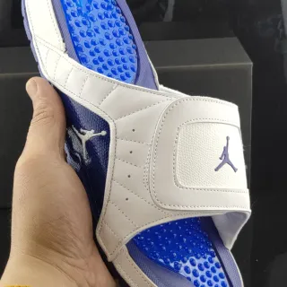 Air Jordan 拖鞋凉鞋 白色 皇家蓝 紫色