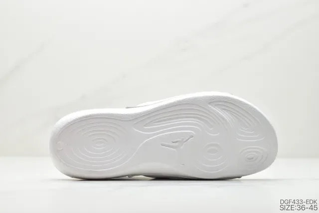 Air Jordan Slide Blancs Jumpman Logo mules 2