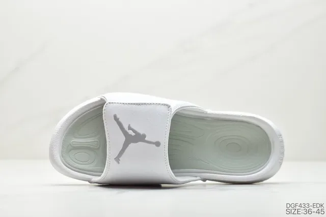 Air Jordan Slide Blancs Jumpman Logo mules 5