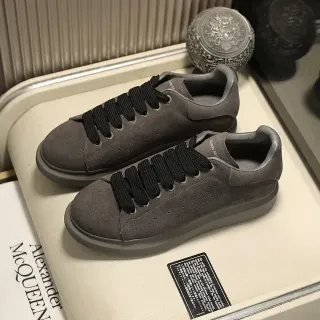 Alexander McQueen Oversized Sneaker Dark Gray Suede Lifestyle Sneakers