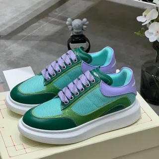 Alexander McQueen हरा बैंगनी सफेद Oversized Lifestyle Sneakers