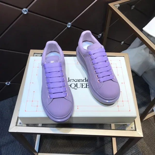 Alexander McQueen Sneakers oversized violet monocrome lifestyle sneakers 6