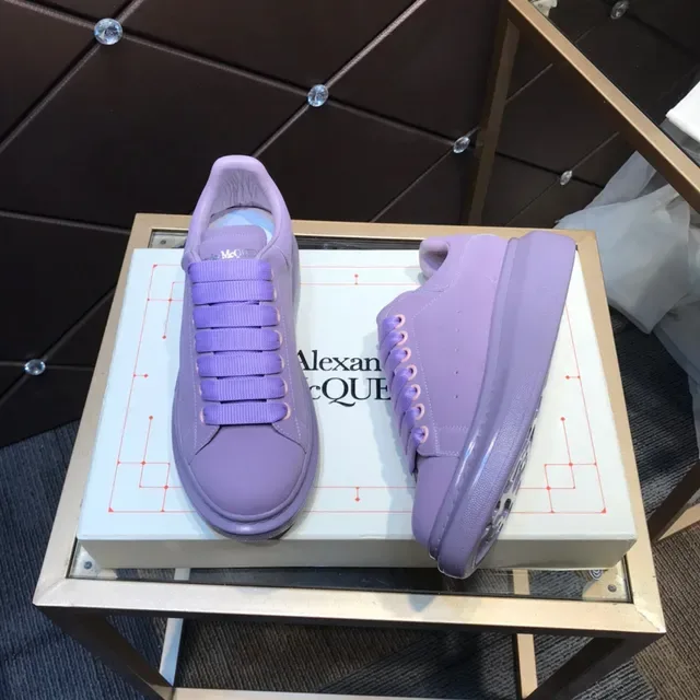 Alexander McQueen Sneakers oversized violet monocrome lifestyle sneakers 7