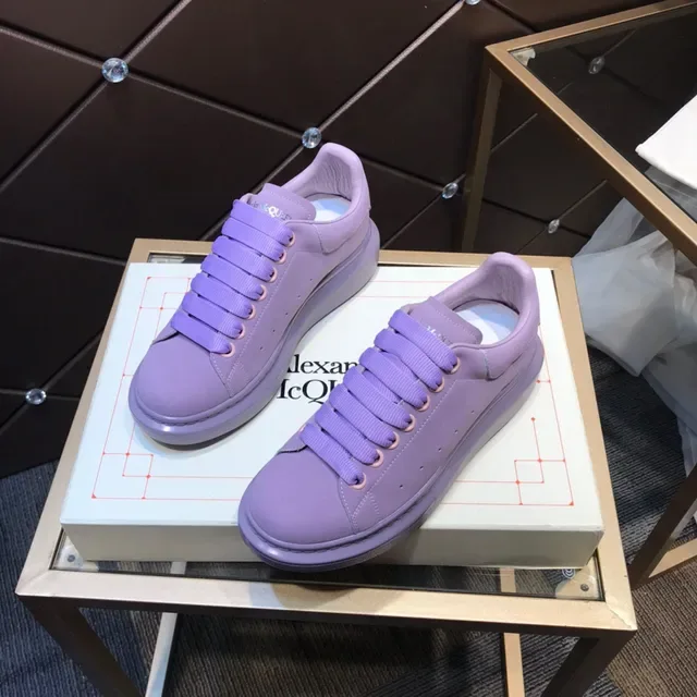 Alexander McQueen Sneakers oversized violet monocrome lifestyle sneakers 8