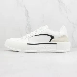Alexander McQueen Oversized Sneaker White Black Beige Lifestyle Sneakers