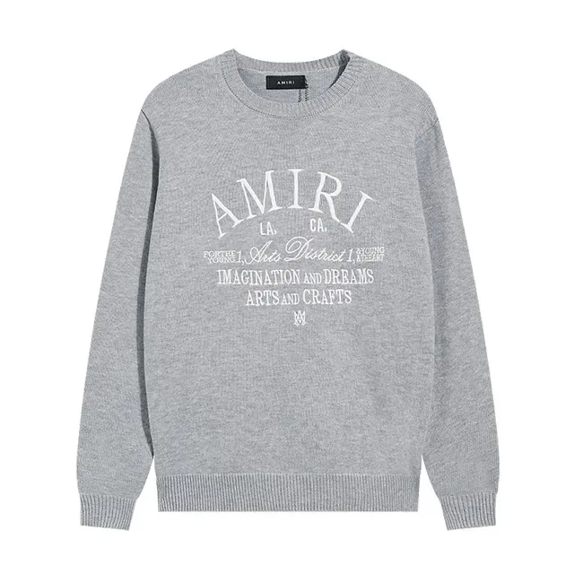 Amiri pull à col rond imprimé graphique 2
