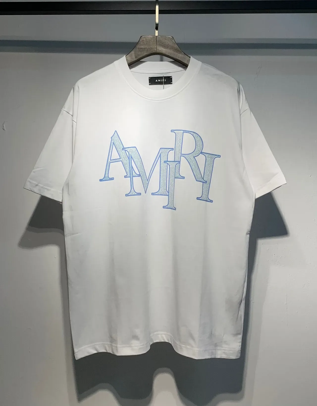 T-shirt Amiri logo strass 14