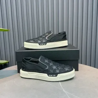 Amiri MA Court Slip-On কালো তারা সিল্ক্রিস্ট লাইফস্টাইল স্নিকার