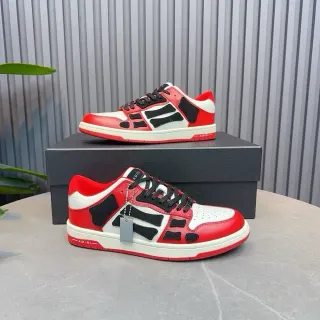 Amiri Skel Top Low Rojo Blanco Negro zapatillas lifestyle