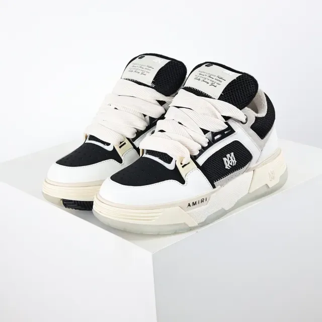 Amiri Skel Top Low White Black Lifestyle Sneakers 2