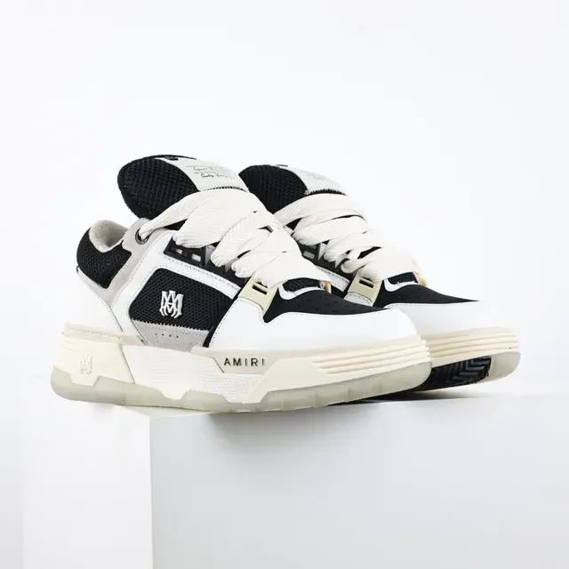 Amiri Skel Top Low White Black Lifestyle Sneakers 3