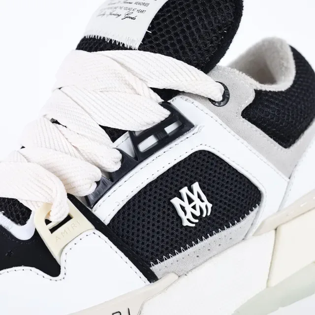 Amiri Skel Top Low White Black Lifestyle Sneakers 6