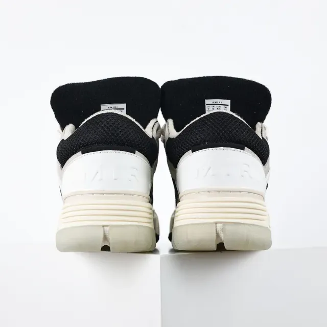 Amiri Skel Top Low White Black Lifestyle Sneakers 8