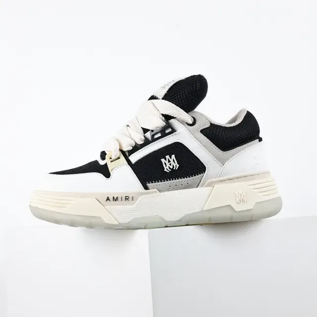Amiri Skel Top Low White Black Lifestyle Sneakers 9