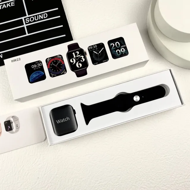 Apple Black Square Case Silicone Band Sports Watch 3