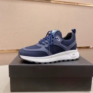 Armani Exchange Navy and White Lifestyle Sneakers