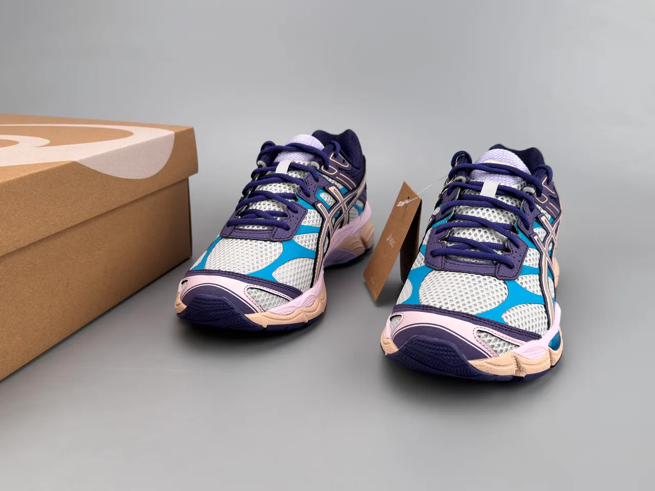 ASICS Gel-Cumulus 16 roxo turquesa rosa tênis de corrida 3
