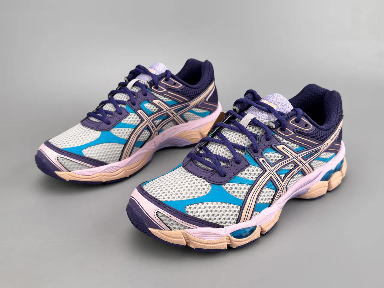 ASICS Gel-Cumulus 16 roxo turquesa rosa tênis de corrida 4