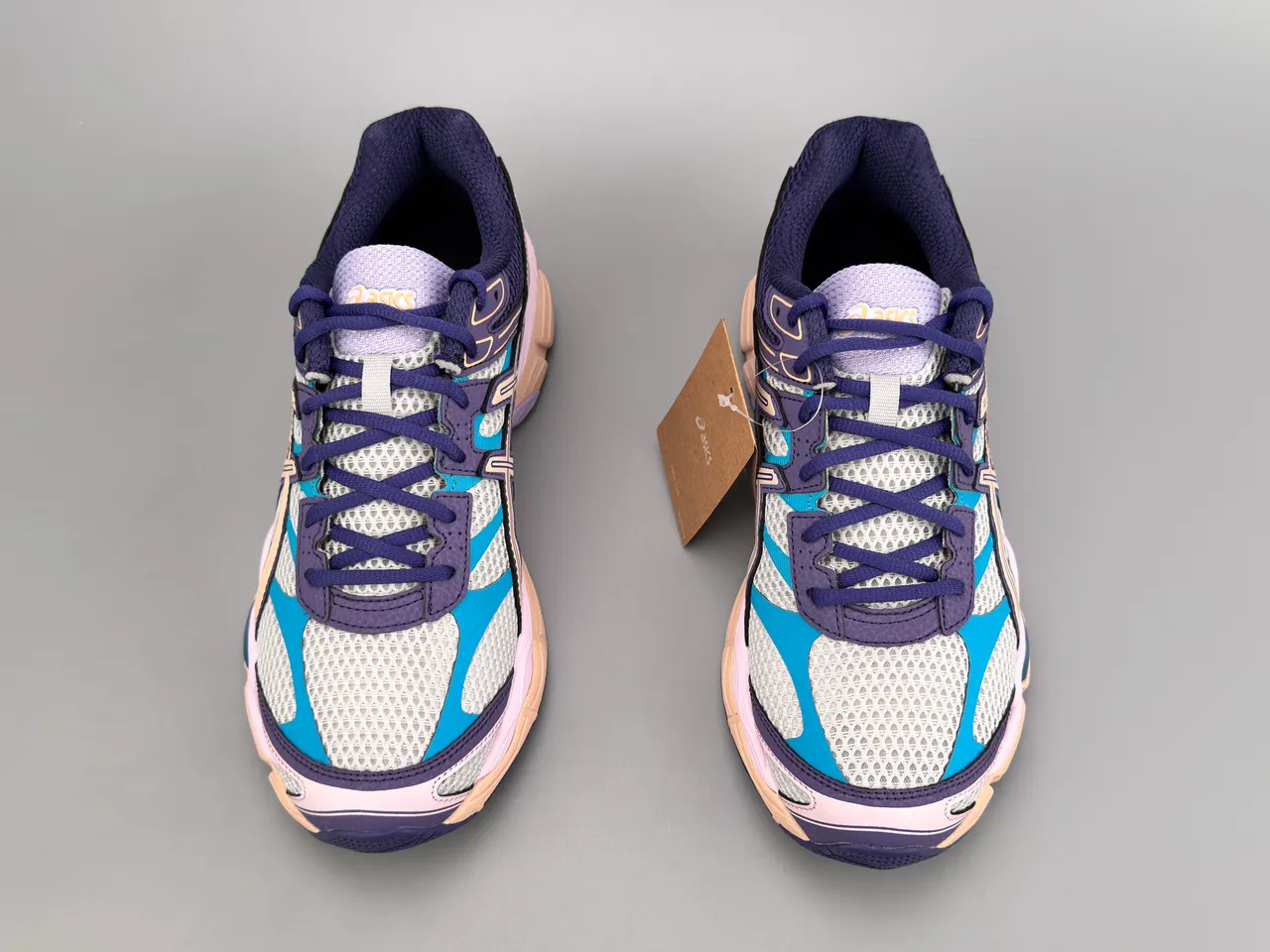 ASICS Gel-Cumulus 16 roxo turquesa rosa tênis de corrida 8